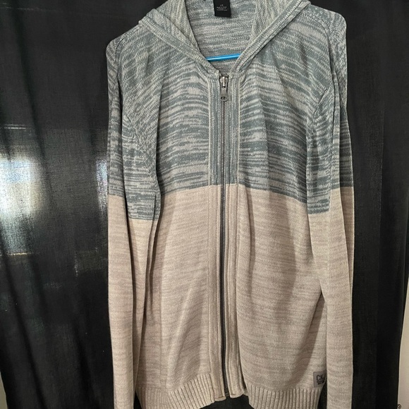 Calvin Klein zip-up hooded sweater. - Picture 1 of 2